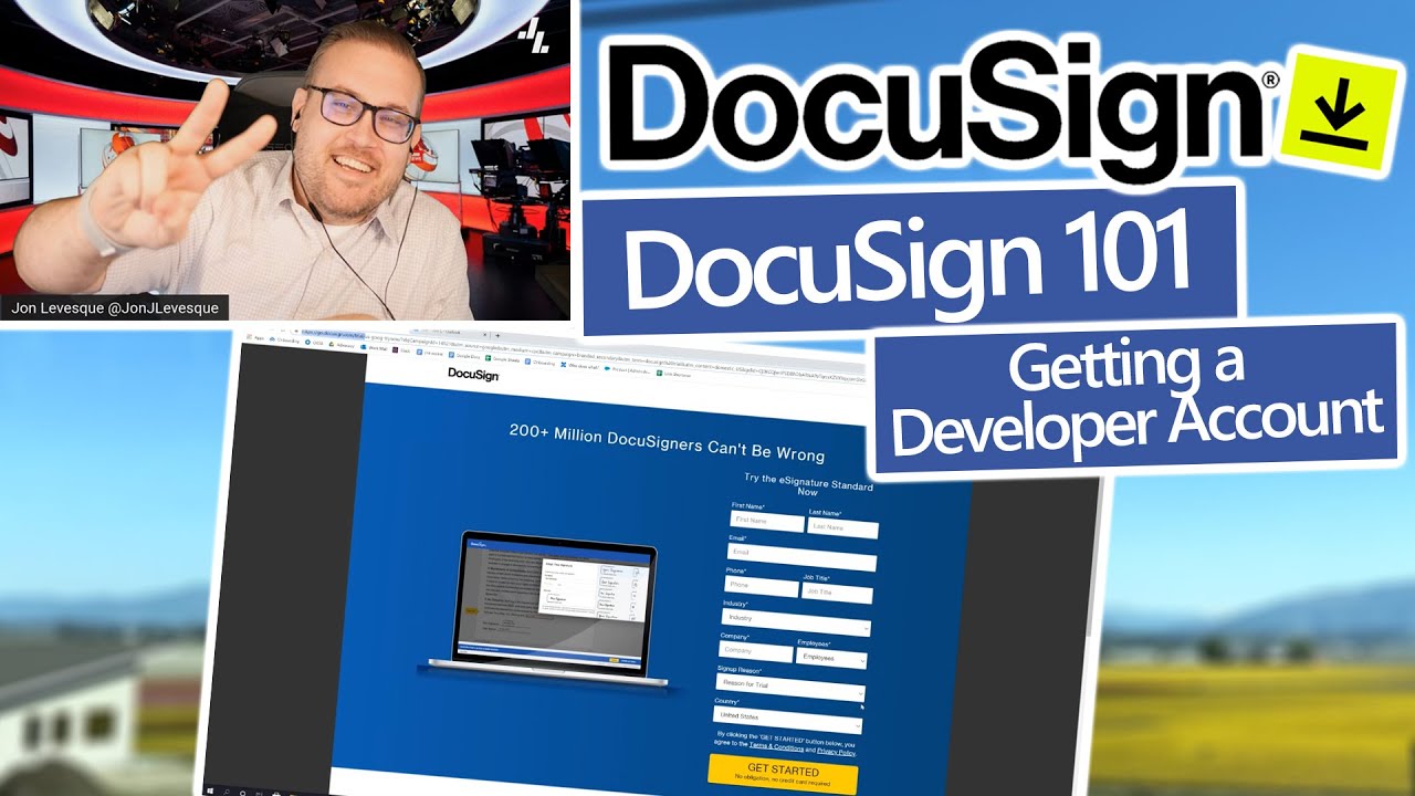 Getting a Free DocuSign Developer Account – DocuSign 101 Part 1